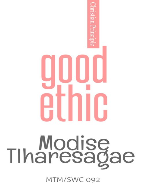 Title details for Good Ethic by Modise Tlharesagae - Available